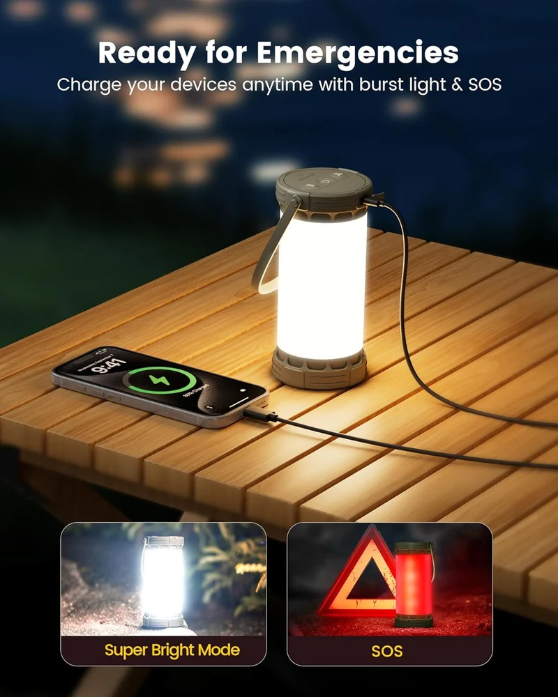 Glocusent 135 LED Ultra Bright Survival Camping Lantern & Emergency Light