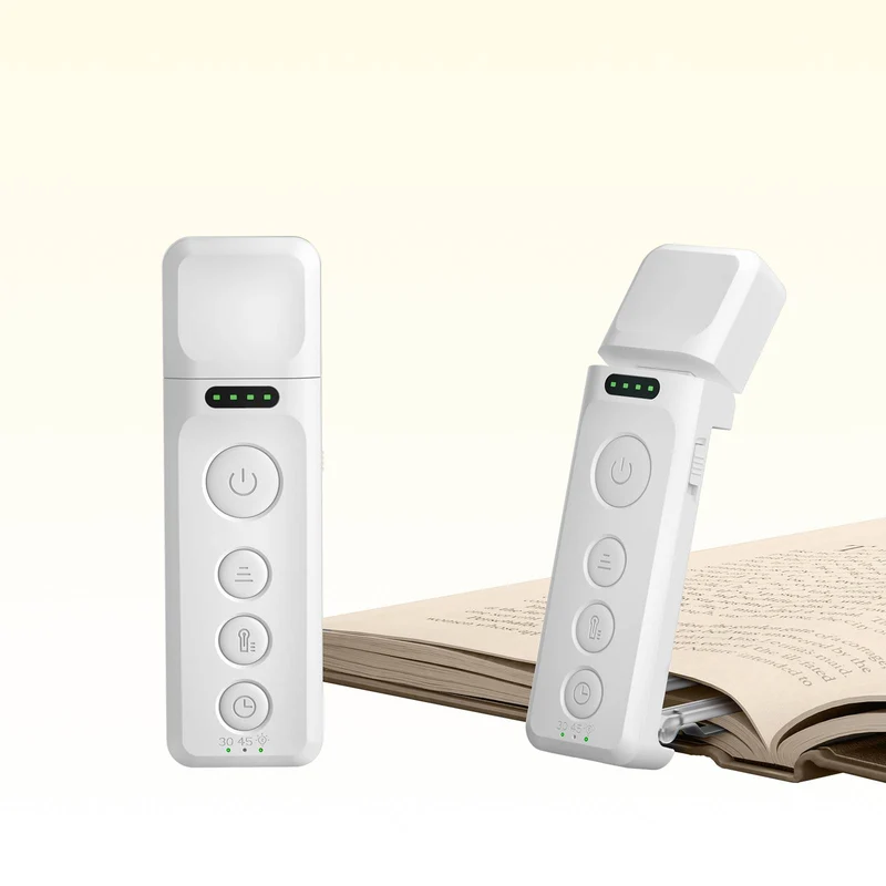 Glocusent Upgraded Bookmark Style Reading Light Type-C & Timer