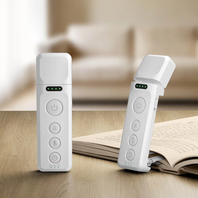 Glocusent Upgraded Bookmark Style Reading Light Type-C & Timer