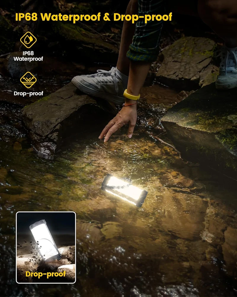 Glocusent 106 LED Tactical Survival Camping Lantern & Emergency Light
