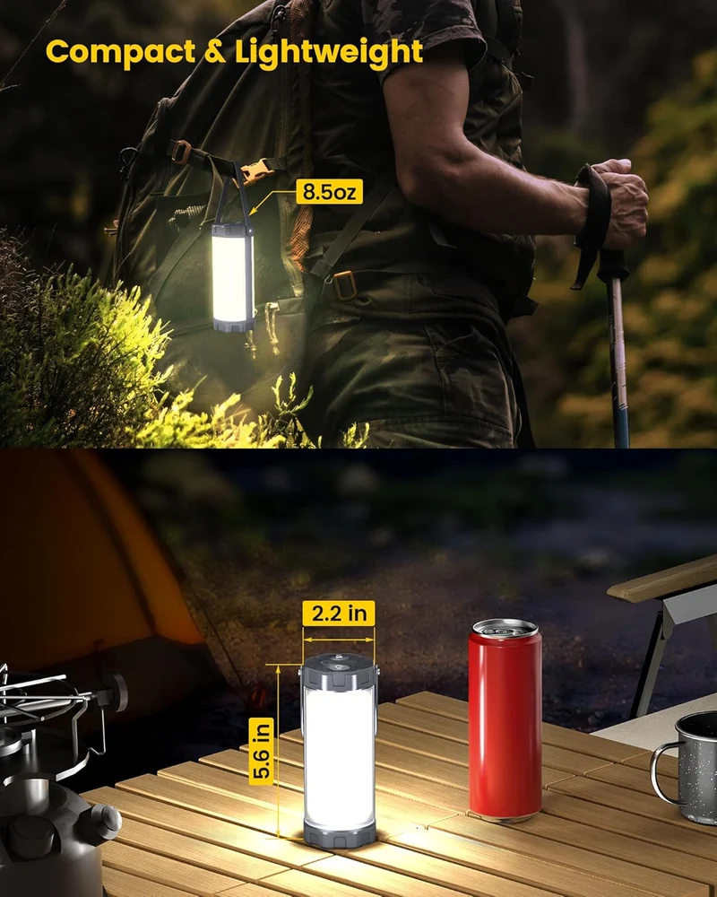 Glocusent 106 LED Tactical Survival Camping Lantern & Emergency Light