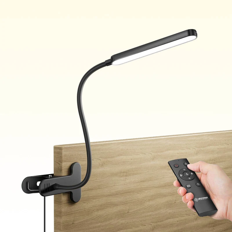 Glocusent 5W Multi-Purpose Clip On Light, 38 LEDs Bed Light U.S. Only