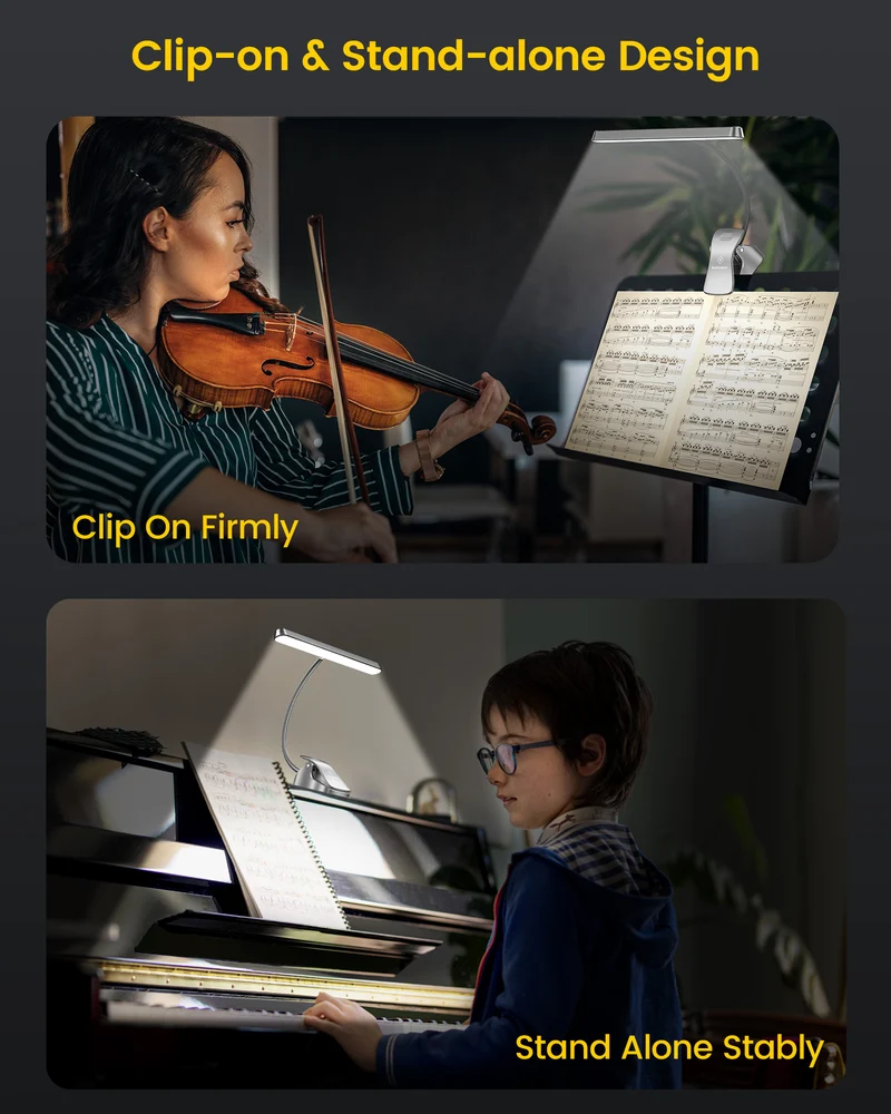 Glocusent Eye Caring Music Stand Light