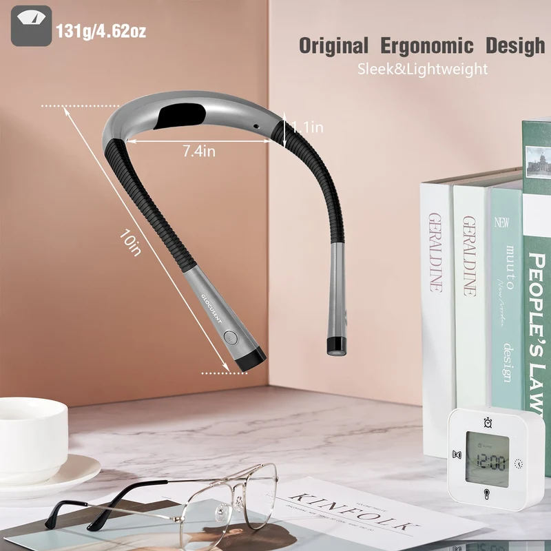Glocusent Original LED Neck Reading Light