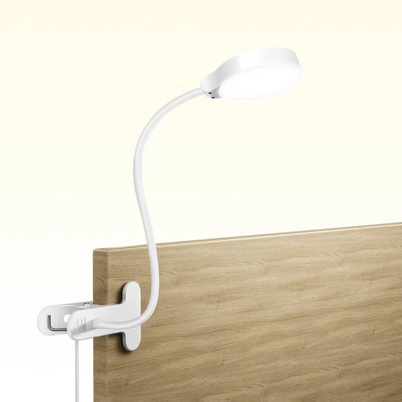 Glocusent 36 LED Clip-on Reading Light for Desk, Bed Headboard & Computer