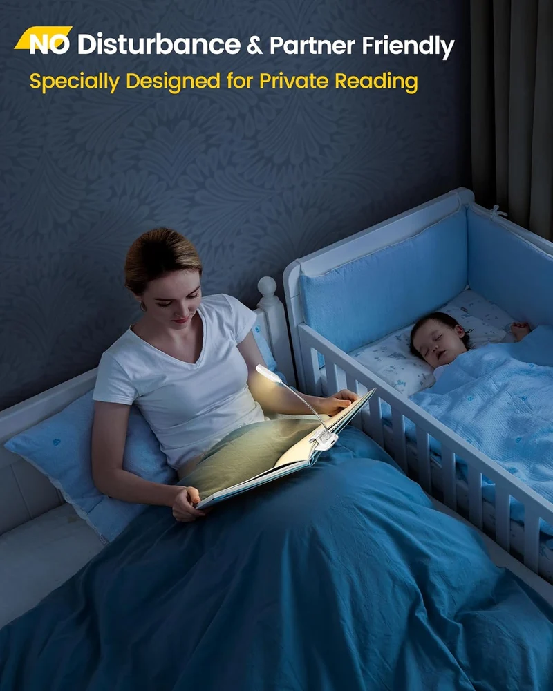 Glocusent Pocket-sized Clip-on Reading Light