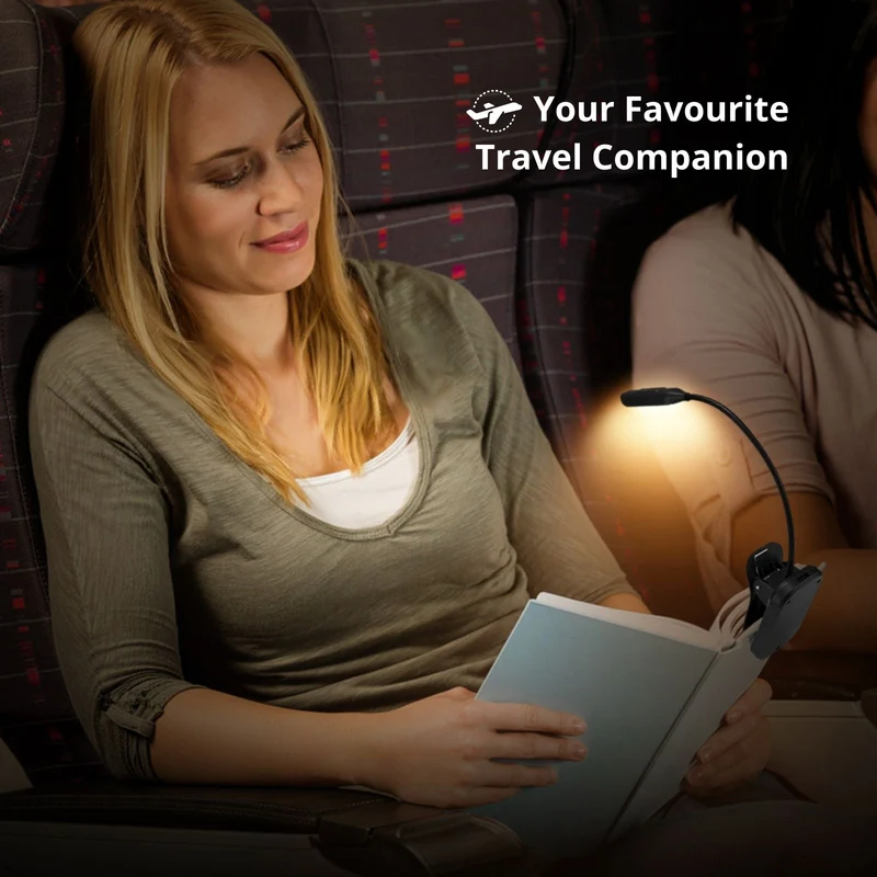 Glocusent Pocket-sized Clip-on Reading Light