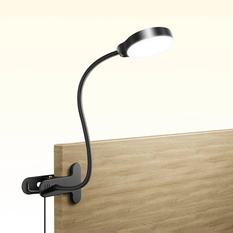 Glocusent 36 LED Clip-on Reading Light for Desk, Bed Headboard & Computer