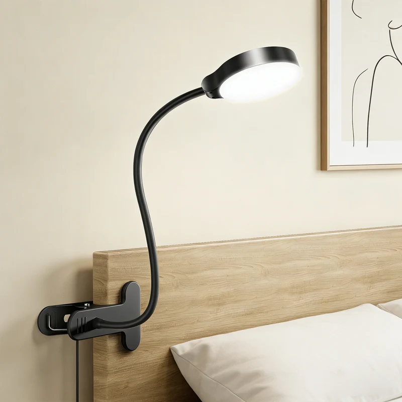 Glocusent 36 LED Clip-on Reading Light for Desk, Bed Headboard & Computer