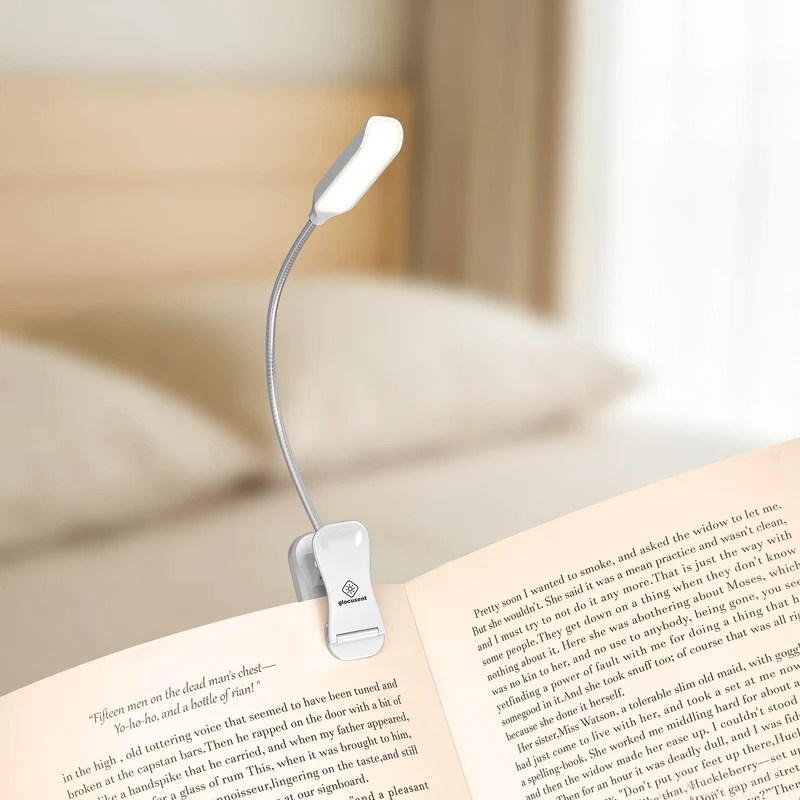 Glocusent Pocket-sized Clip-on Reading Light