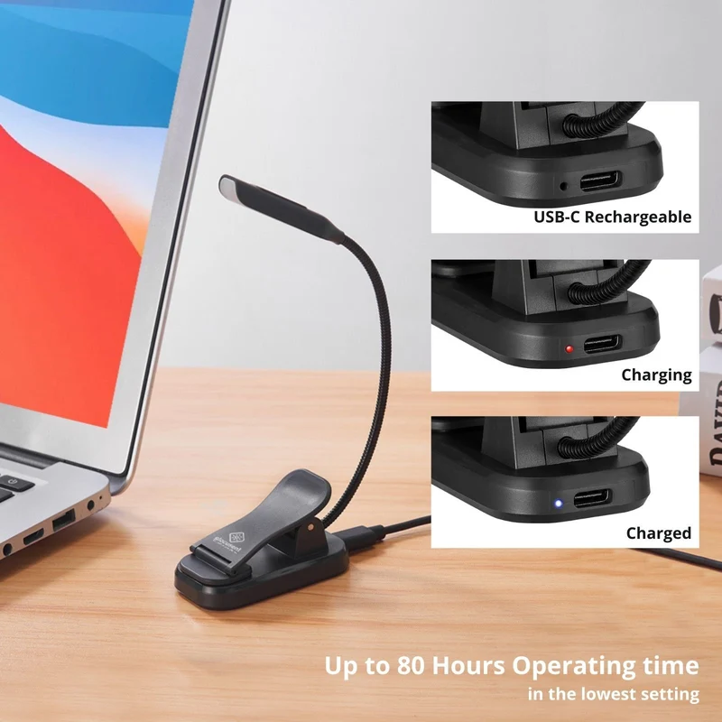 Glocusent Pocket-sized Clip-on Reading Light
