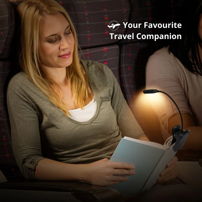 Glocusent Pocket-sized Clip-on Reading Light