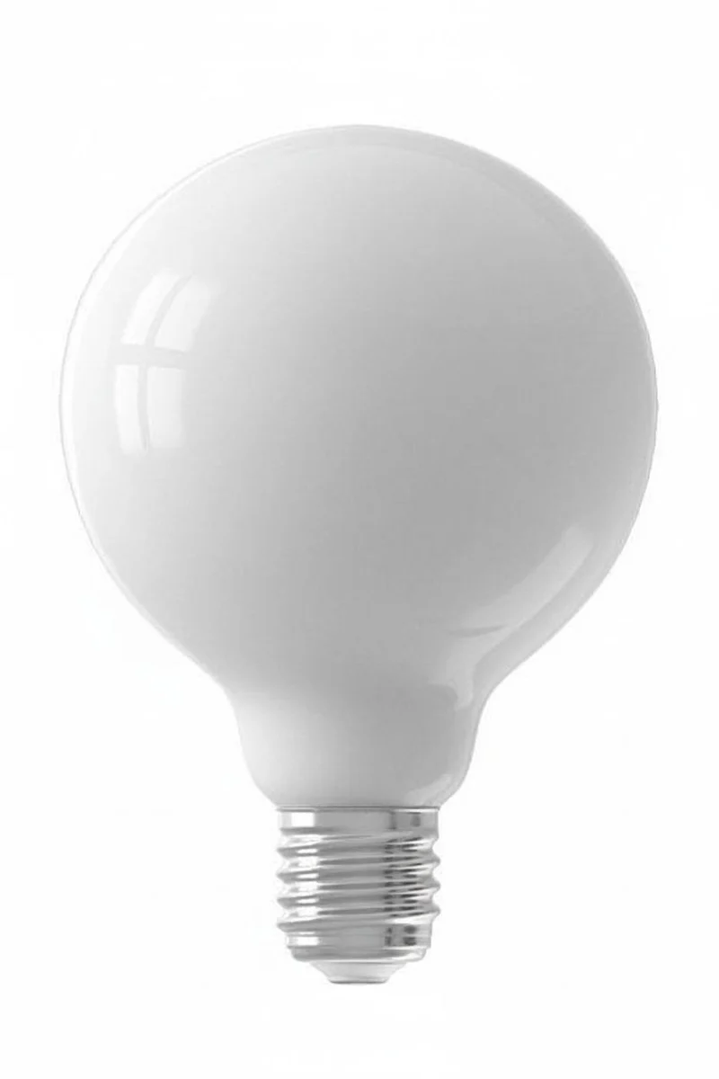 Ampoule globe G95 60W E27 – Verre opalin à incandescence