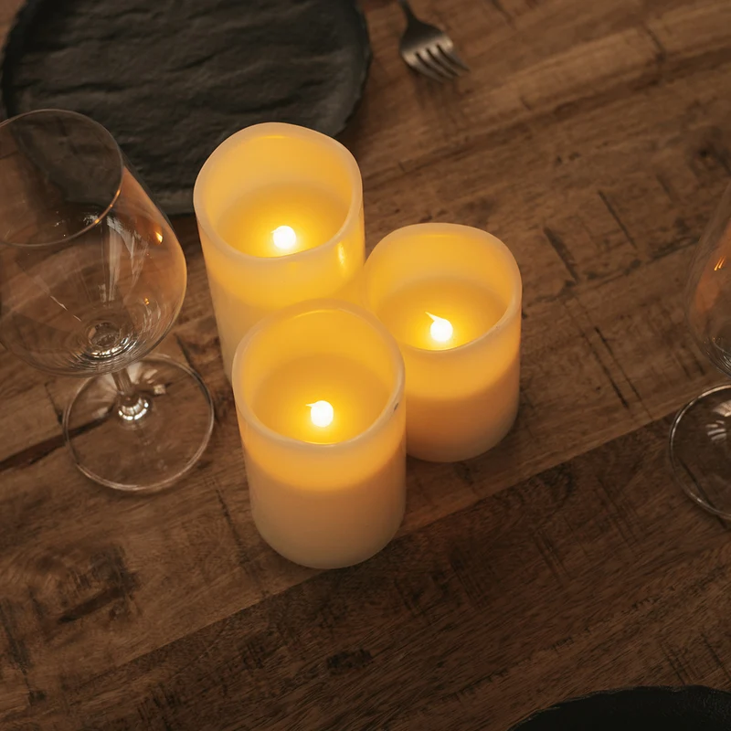 LAMPES EN FORME DE BOUGIE DOLO PACK 3