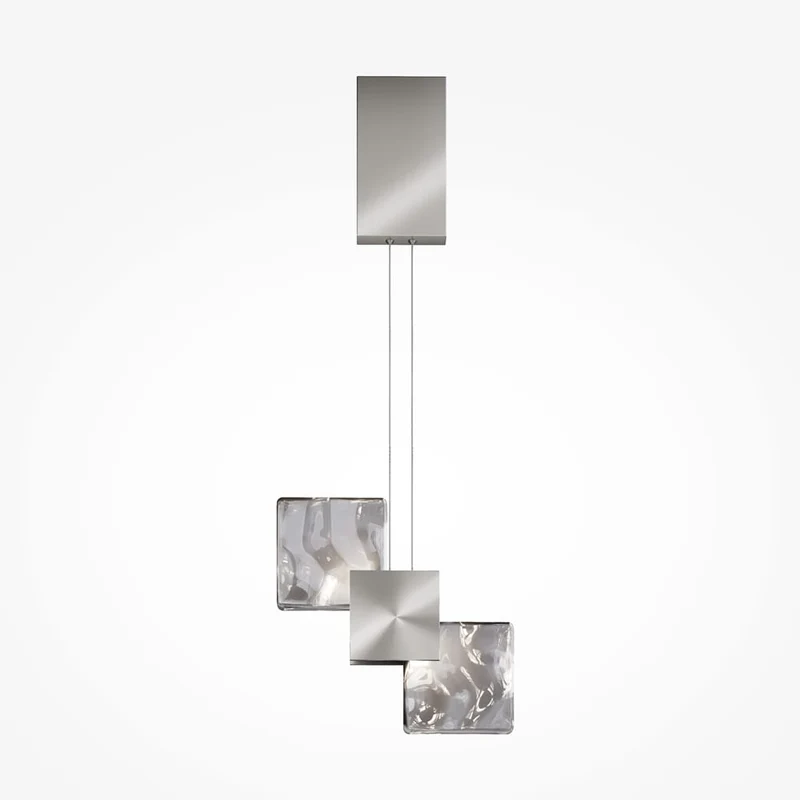 Suspension métal platine L24cm moderne