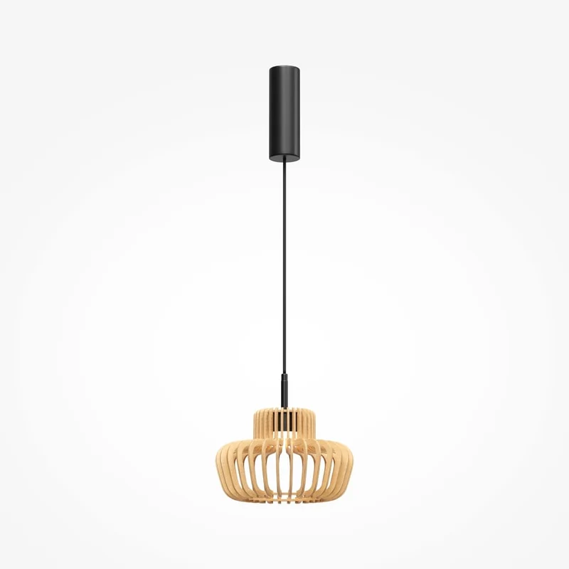 Suspension métal noir Ø26cm moderne