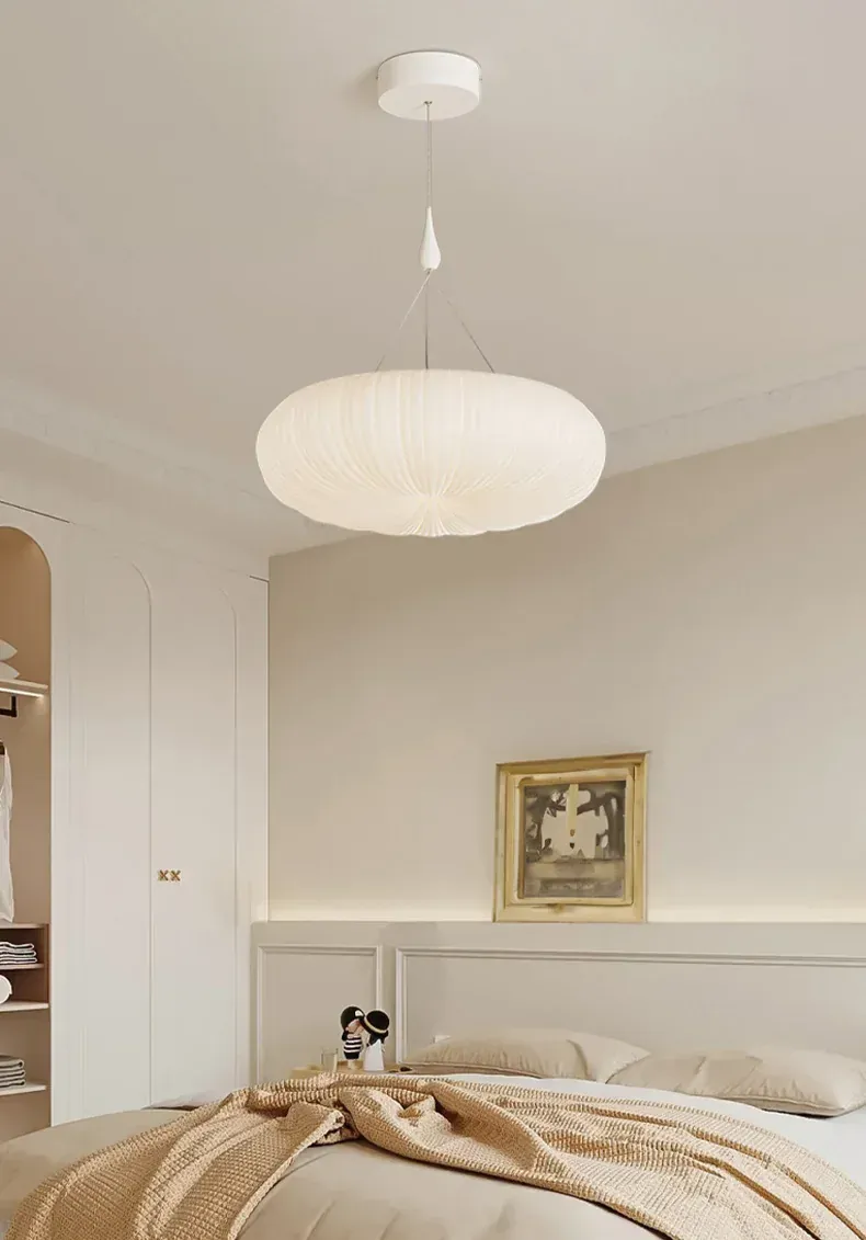 Suspension LED Blanche en Acrylique pour Chambre