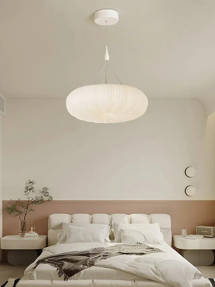 Suspension LED Blanche en Acrylique pour Chambre