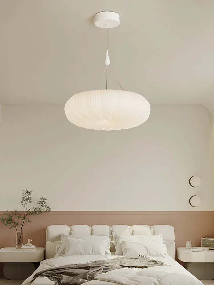 Suspension LED Blanche en Acrylique pour Chambre