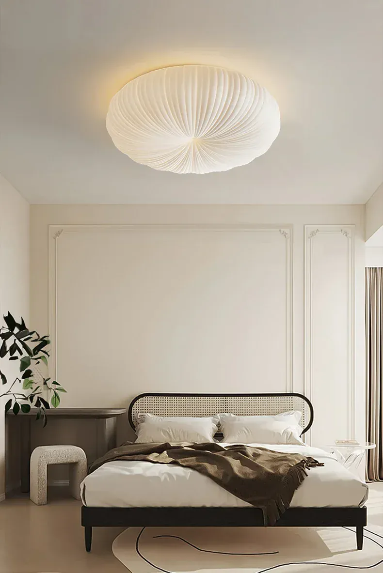 Suspension LED Blanche en Acrylique pour Chambre