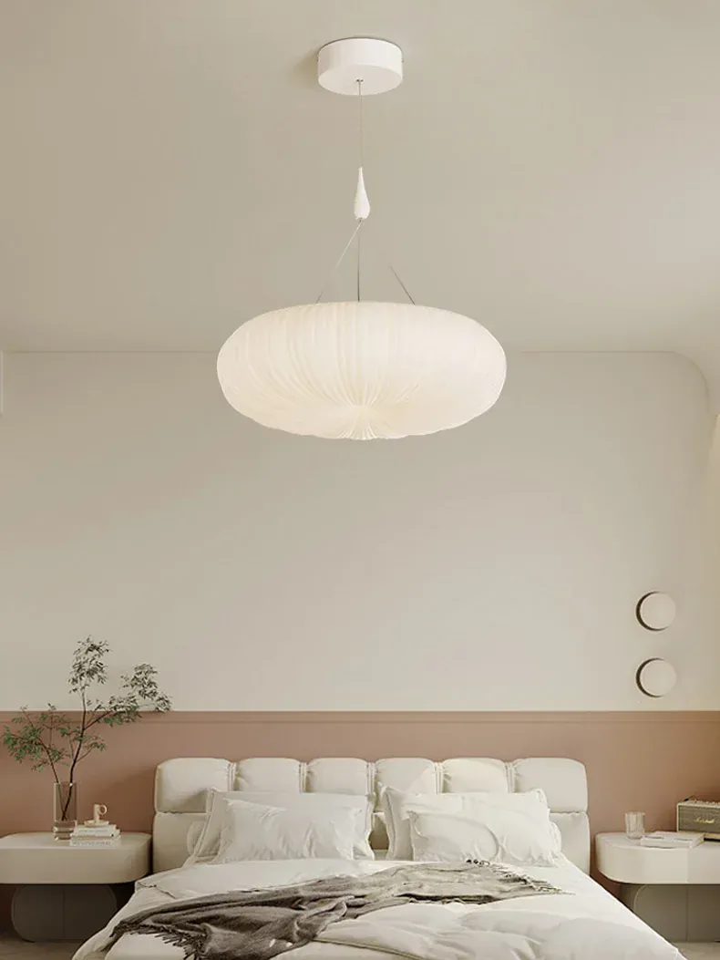 Suspension LED Blanche en Acrylique pour Chambre
