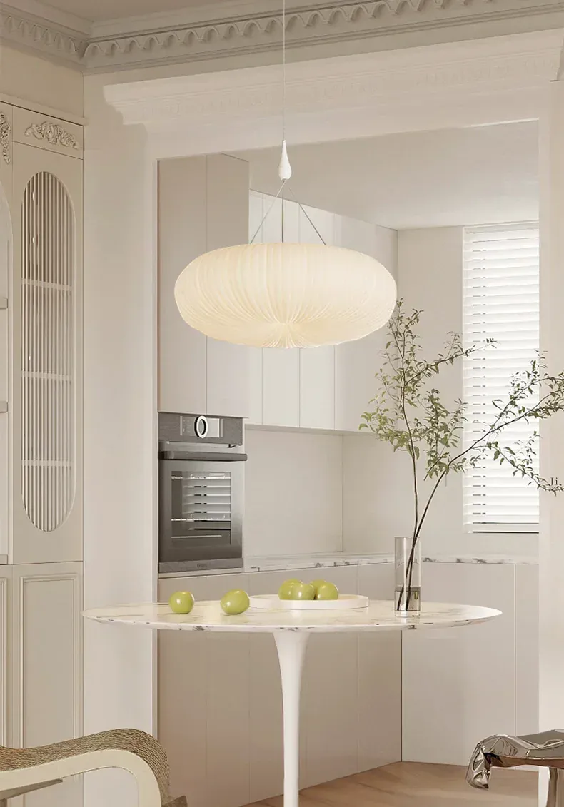Suspension LED Blanche en Acrylique pour Chambre