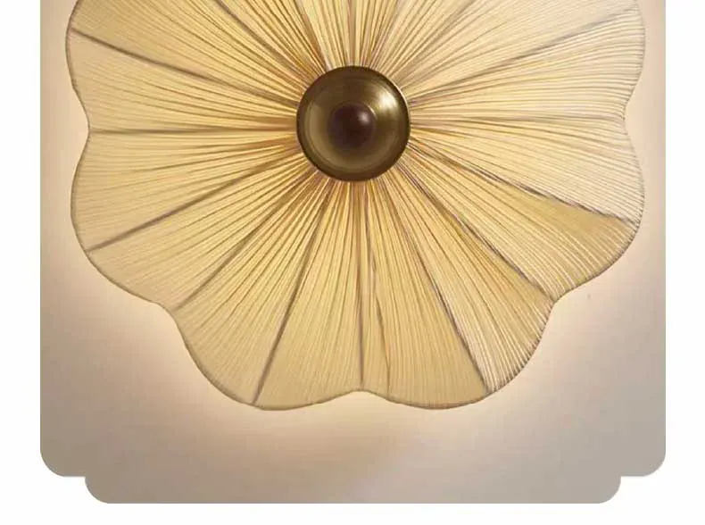 Plafonnier Japonais en Soie