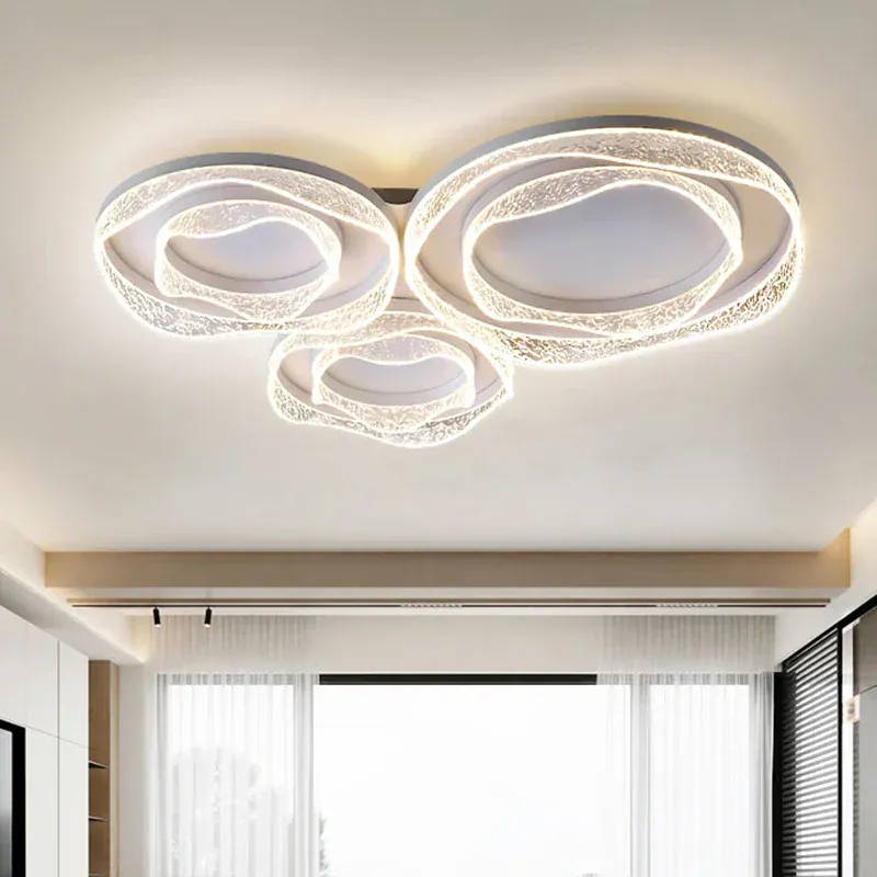Plafonnier Dimmable Design Noir en Verre