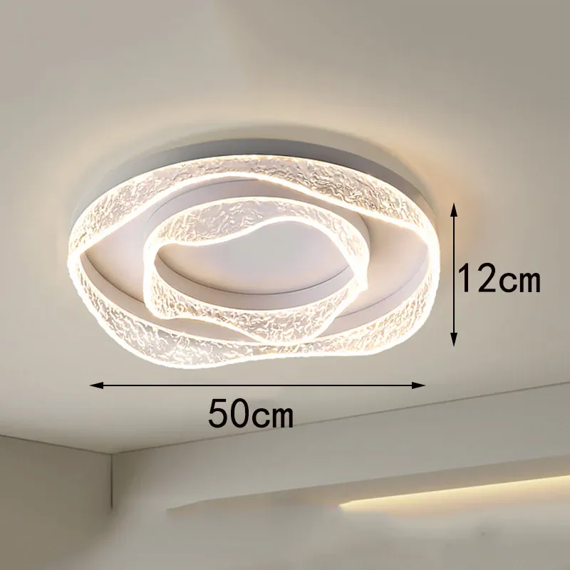 Plafonnier Dimmable Design Noir en Verre
