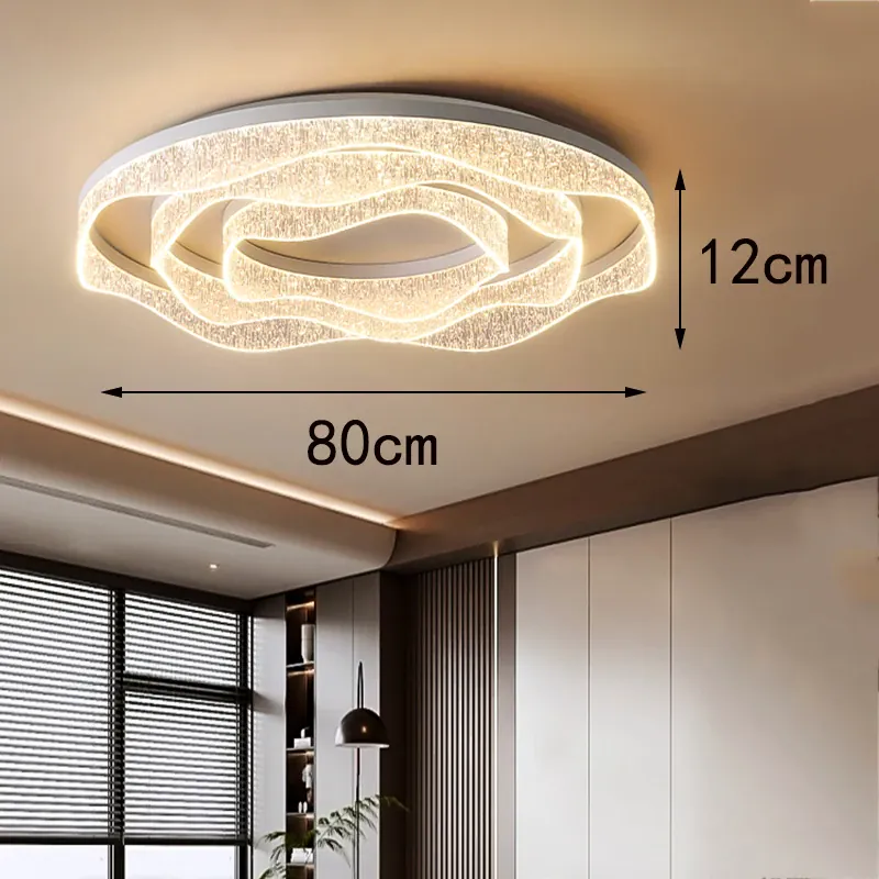Plafonnier Dimmable Design Noir en Verre