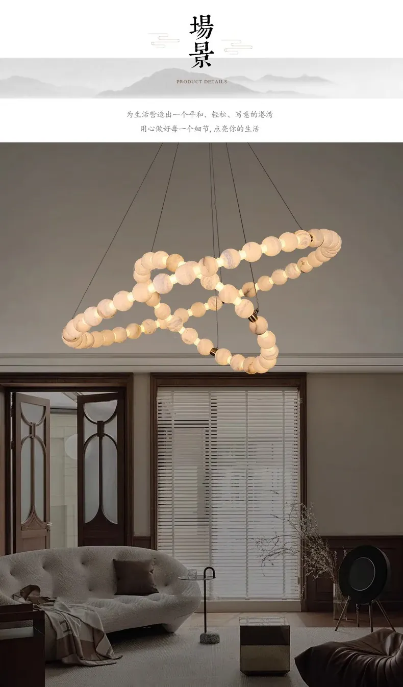 Lustre Blanc Rond Salle A Manger