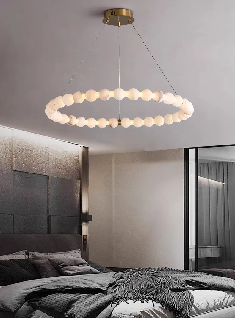 Lustre Blanc Rond Salle A Manger