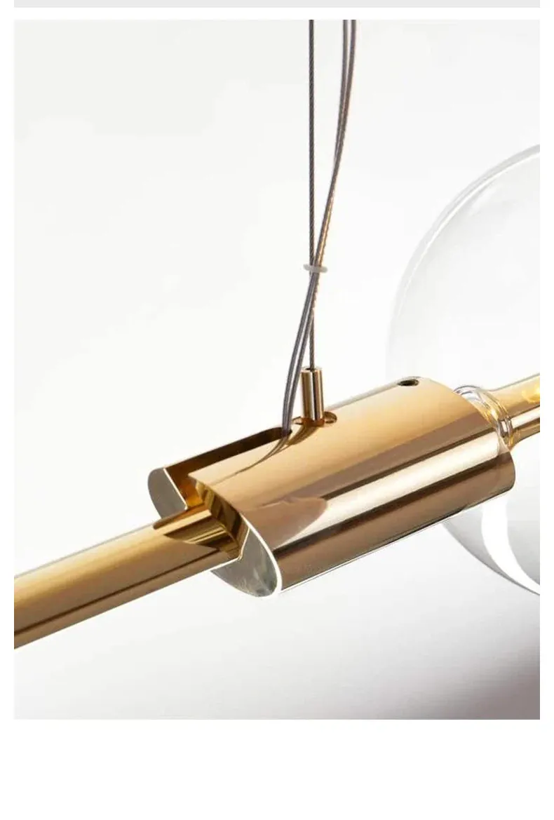 Lustre de Bar Bulles de Verre