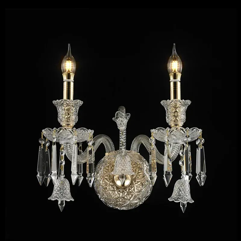 Lustre Ancien Vintage Luxe avec Abat Jours