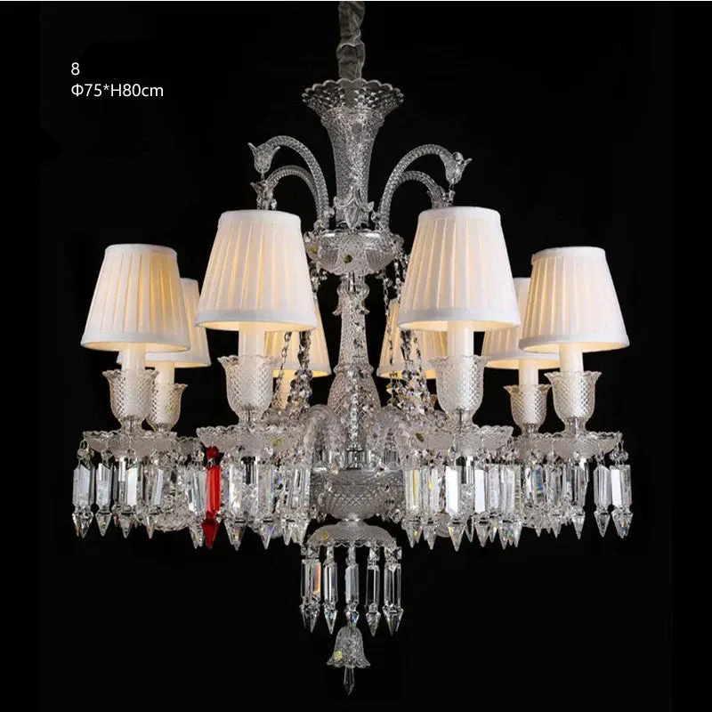 Grand Lustre Luxe Art Déco En Cristal