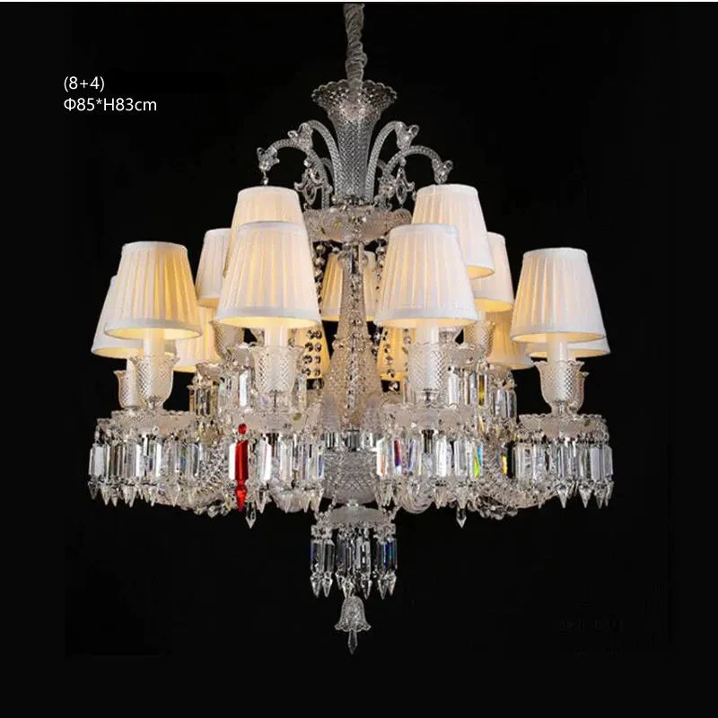 Grand Lustre Luxe Art Déco En Cristal