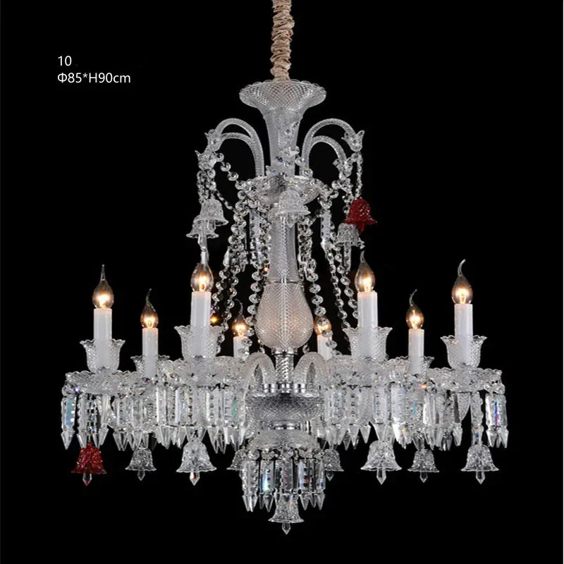 Grand Lustre Luxe Art Déco En Cristal