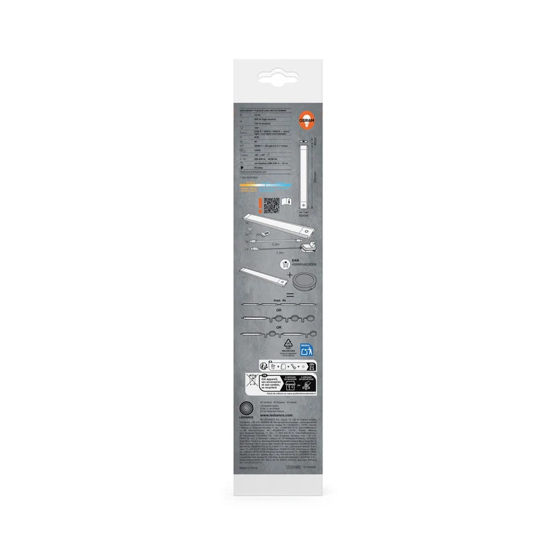 OSRAM Luminaire sous meuble Flexus Linear 4,2W CCT dimmable Noir