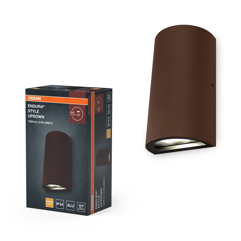OSRAM ENDURA® Style Applique murale extérieure Up-Down 12W Rouille