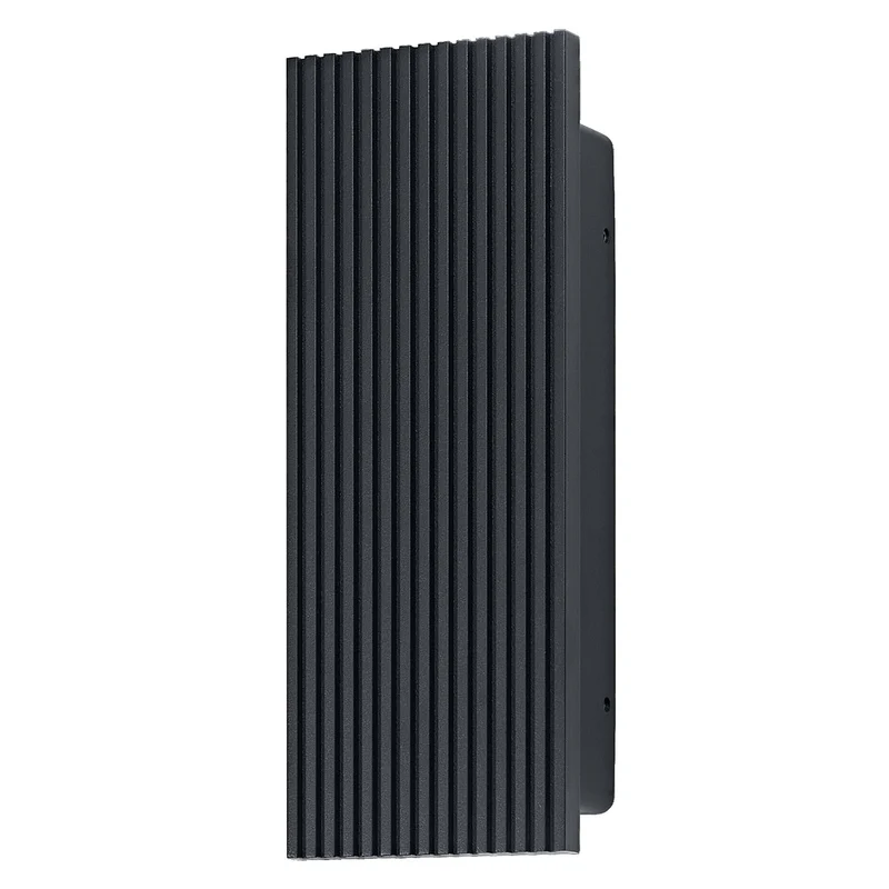 OSRAM ENDURA® Style Applique murale extérieure Striped Box Up-Down 6W IP54 Gris foncé