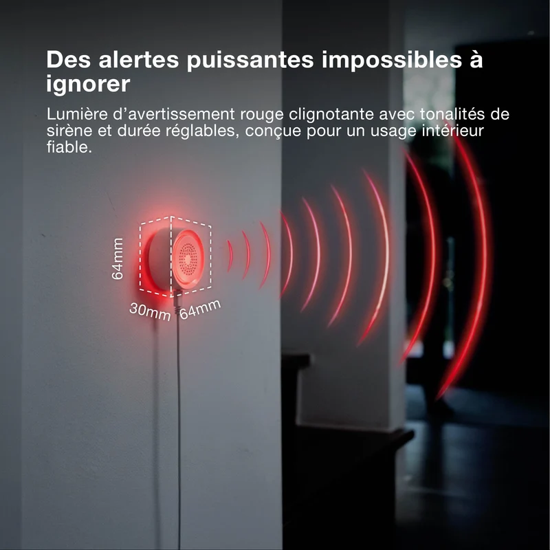 OSRAM SMART+ Sirène d'alarme avec technologie WiFi
