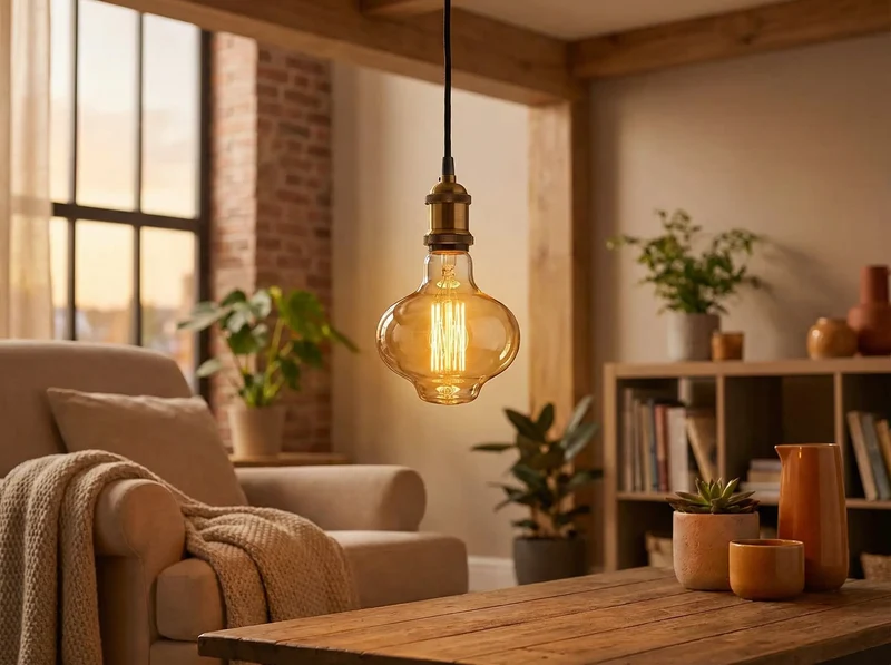 Ampoule E27 Edison 60W Vintage Globe G80