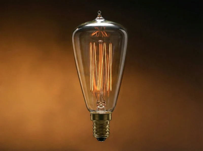 Ampoule décorative petit culot E14 ST48 60W