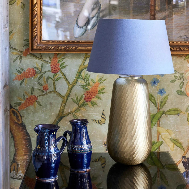 Modène Lampe en laiton doré sans abat-jour