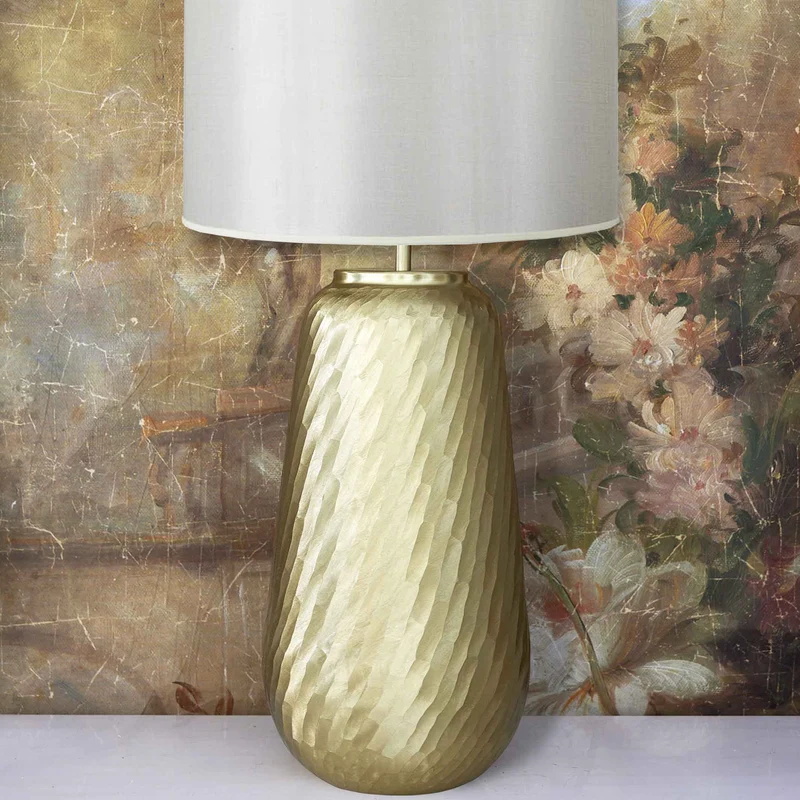 Modène Lampe en laiton doré sans abat-jour
