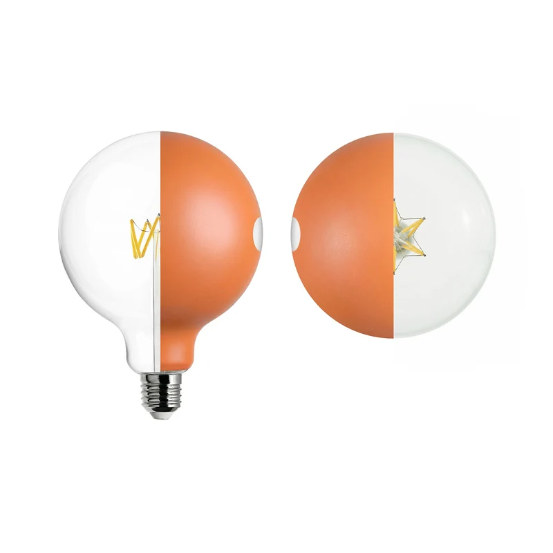Ampoule LED Talia G125 4,8 W 806 lm E27 2700 K Dimmable - Orange