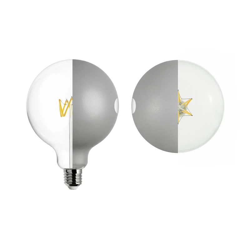 Ampoule LED Talia G125 4,8 W 806 lm E27 2700 K Dimmable - Gris