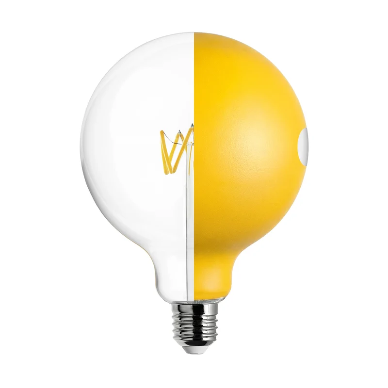Ampoule LED Talia G125 4,8 W 806 lm E27 2700 K Dimmable - Jaune
