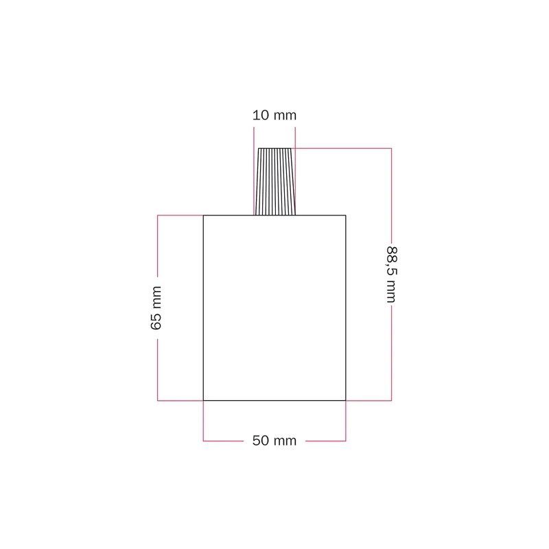 Kit douille E27 en bois - Aulne