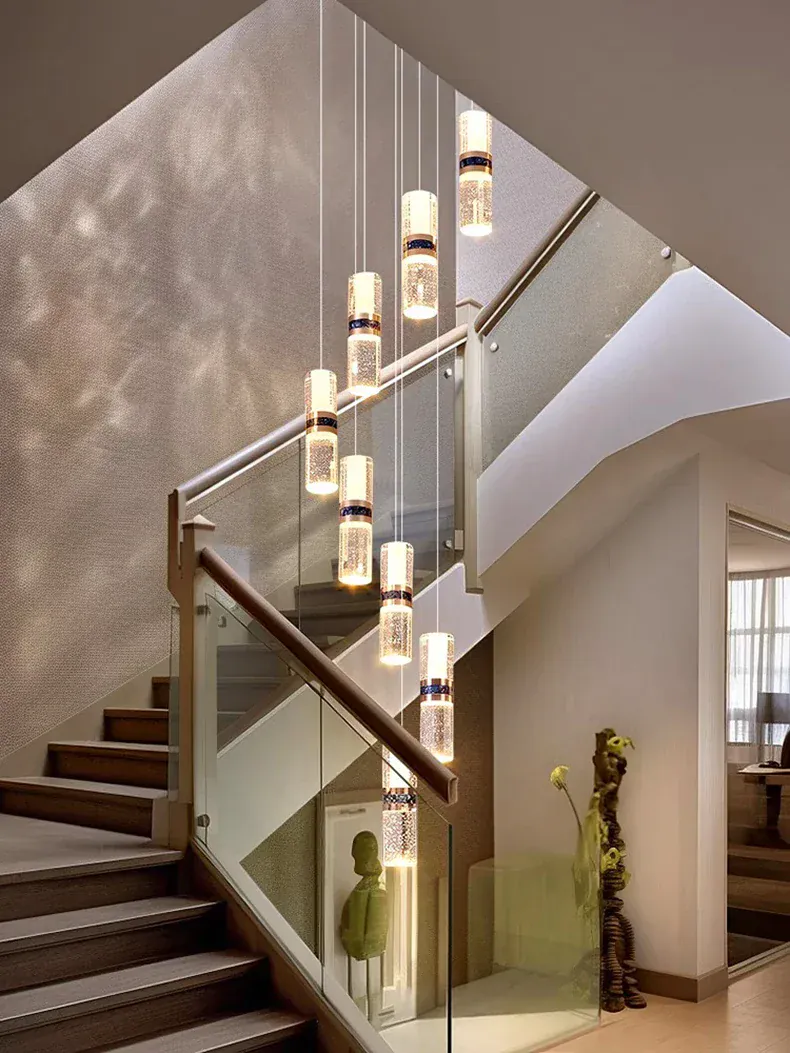 Lustre Pour Escalier Grande Hauteur Dimmable
